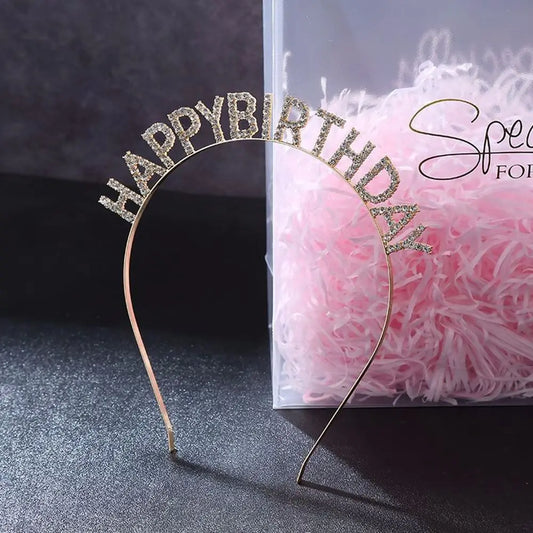Happy Birthday Lettered Headband